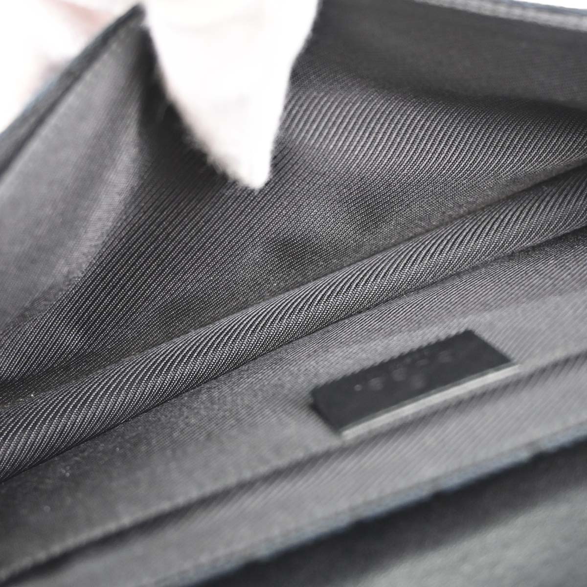 Gucci Black Canvas GG Handbag