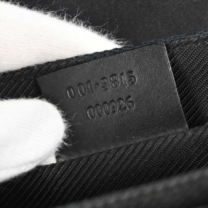 Gucci Black Canvas GG Handbag