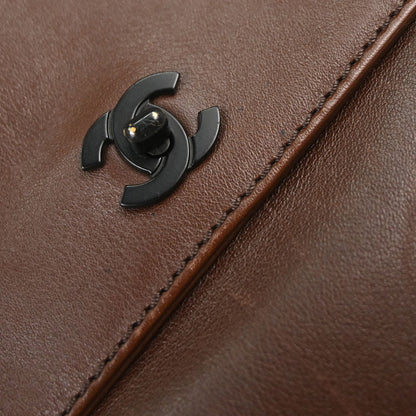 Chanel 1997-1999 Brown Lambskin Waist Bum Bag