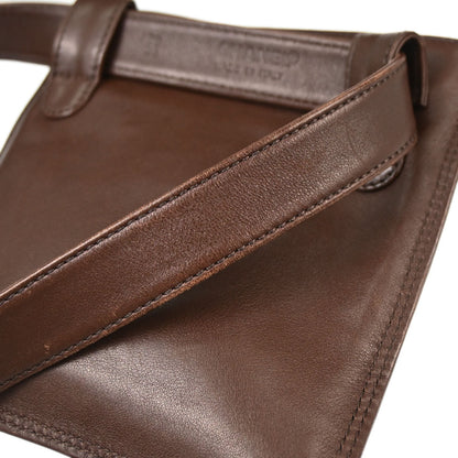 Chanel 1997-1999 Brown Lambskin Waist Bum Bag