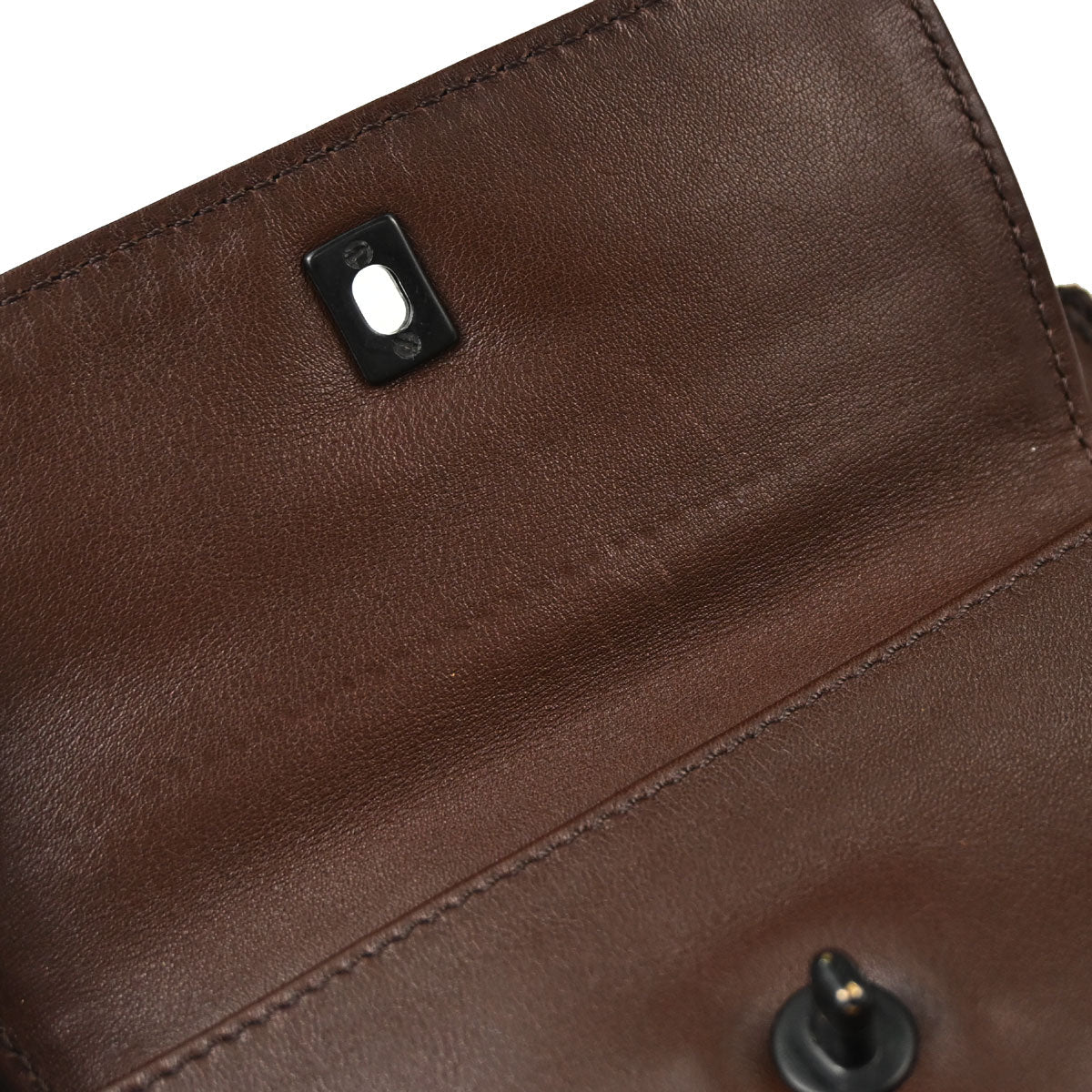 Chanel 1997-1999 Brown Lambskin Waist Bum Bag