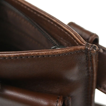 Chanel 1997-1999 Brown Lambskin Waist Bum Bag