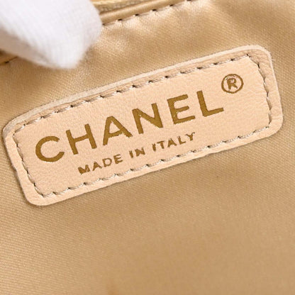Chanel Beige Caviar Skin Petite Shopping Tote PST Chain Handbag