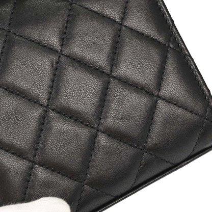 Chanel Black Lambskin Trendy CC Cardholder On Chain Shoulder Bag