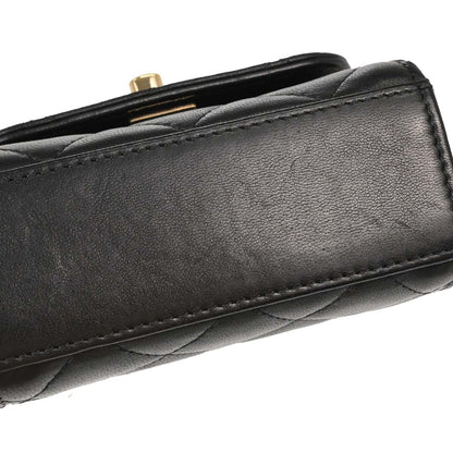 Chanel Black Lambskin Trendy CC Cardholder On Chain Shoulder Bag