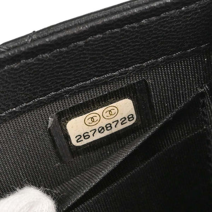 Chanel Black Lambskin Trendy CC Cardholder On Chain Shoulder Bag
