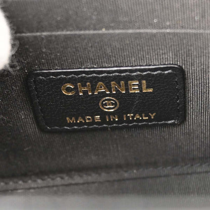 Chanel Black Lambskin Trendy CC Cardholder On Chain Shoulder Bag