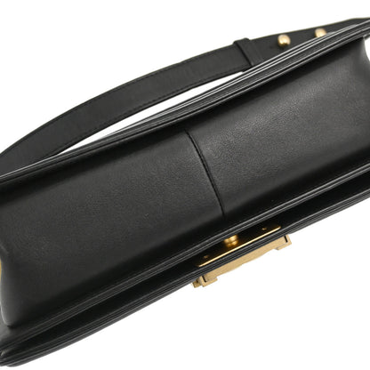 Boy Chanel 2018 Black Lambskin Medium Shoulder Bag