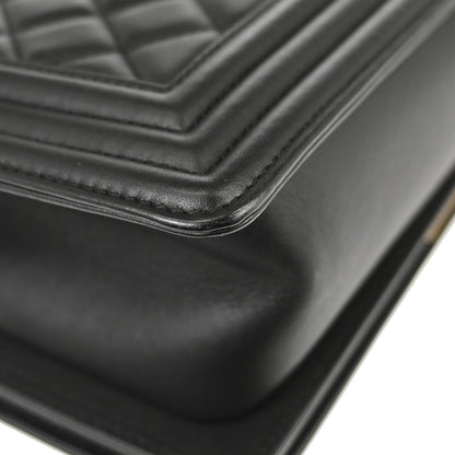 Boy Chanel 2018 Black Lambskin Medium Shoulder Bag