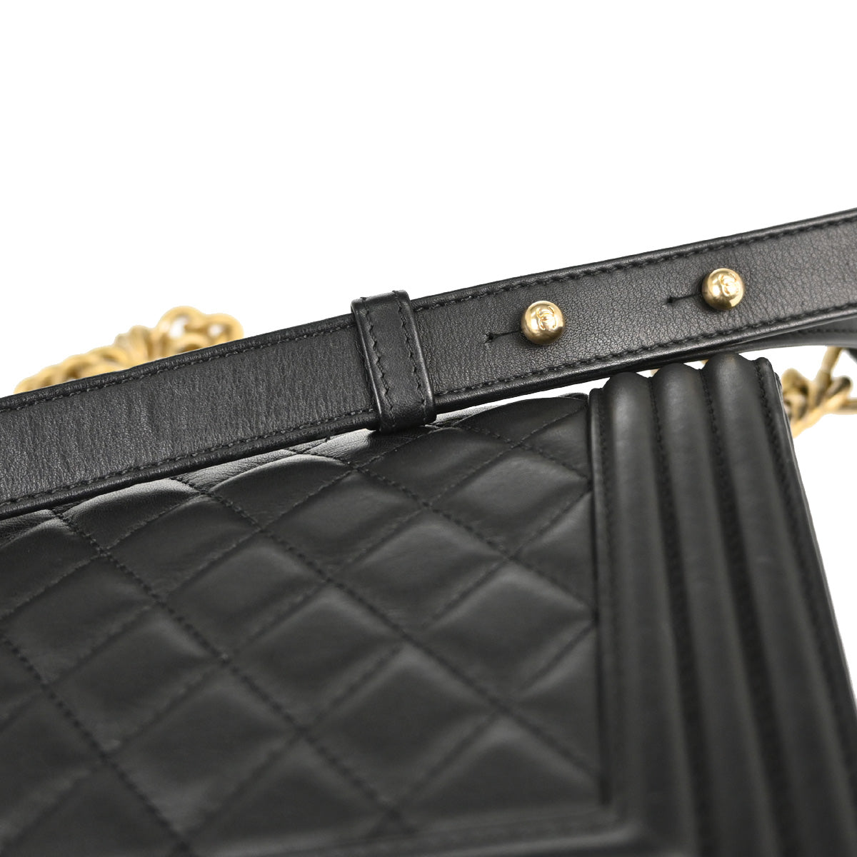 Boy Chanel 2018 Black Lambskin Medium Shoulder Bag