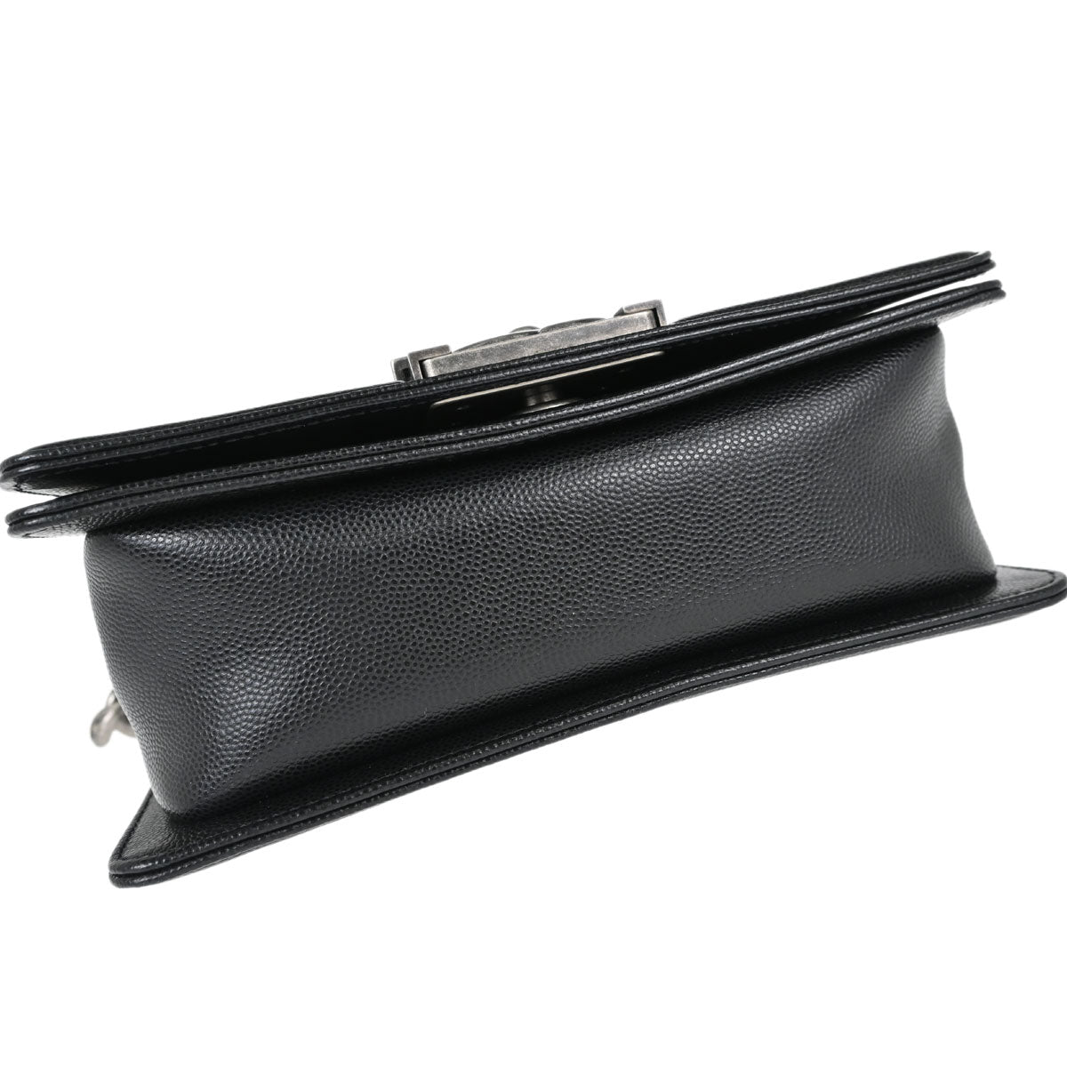 Boy Chanel Black Caviar Skin Small Chain Shoulder Bag