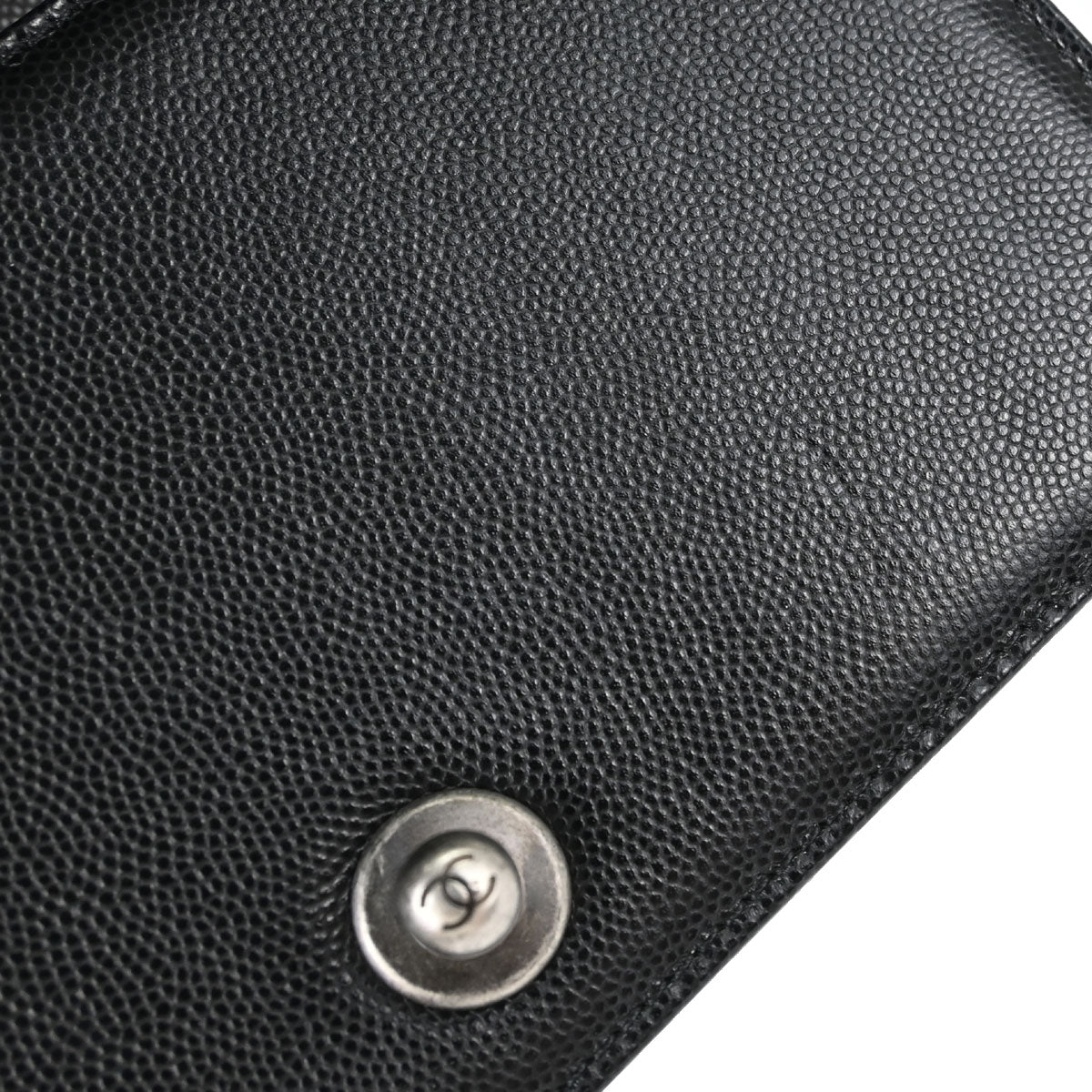 Boy Chanel Black Caviar Skin Small Chain Shoulder Bag