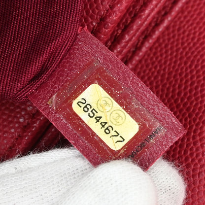 Chanel Pink Caviar Skin Suede Lady Coco Flap Shoulder Bag