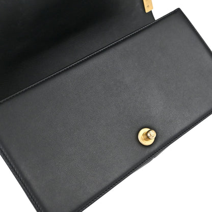 Boy Chanel 2019 Black Lambskin Medium Shoulder Bag