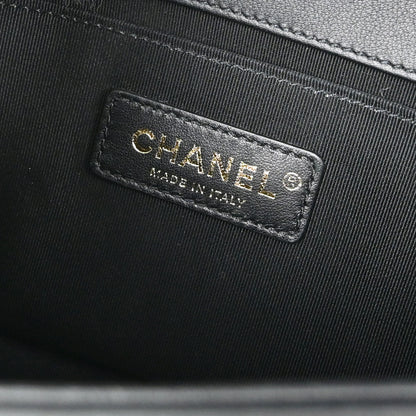 Boy Chanel 2019 Black Lambskin Medium Shoulder Bag