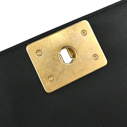Boy Chanel 2019 Black Lambskin Medium Shoulder Bag