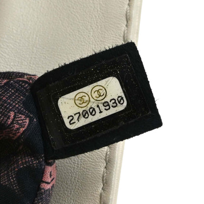 Chanel White Lambskin Bucket Chain Shoulder Bag
