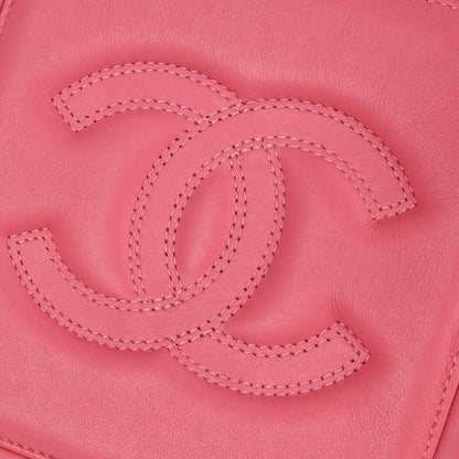 Chanel Pink Lambskin CC Octagon Camera Bag