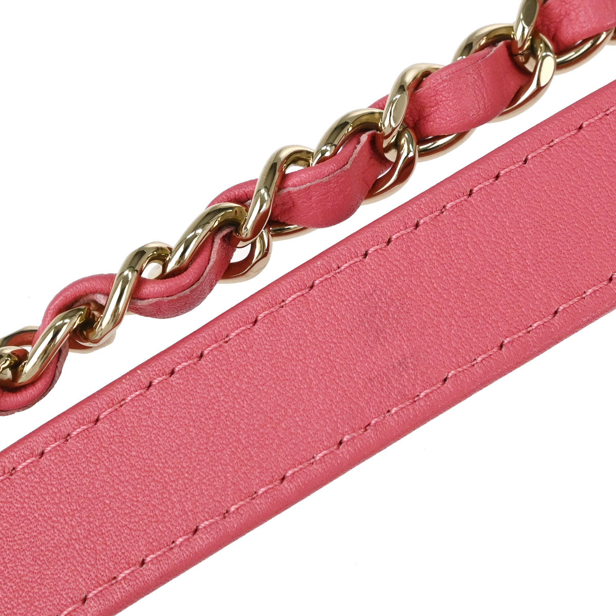 Chanel Pink Lambskin CC Octagon Camera Bag