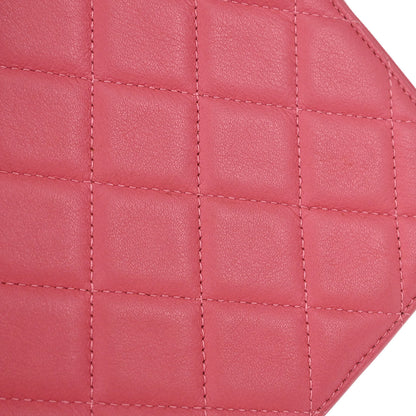 Chanel Pink Lambskin CC Octagon Camera Bag
