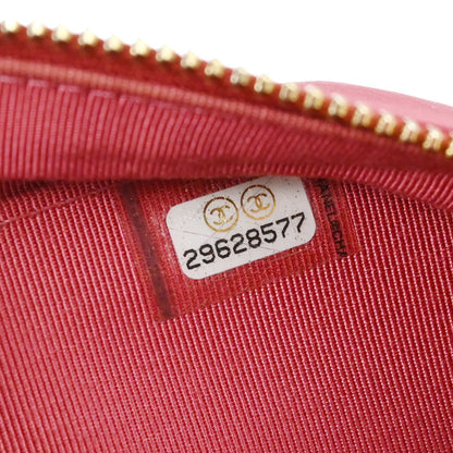 Chanel Pink Lambskin CC Octagon Camera Bag