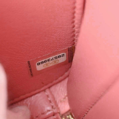 Chanel Pink Caviar Skin CC Filigree 2way Shoulder Vanity Handbag