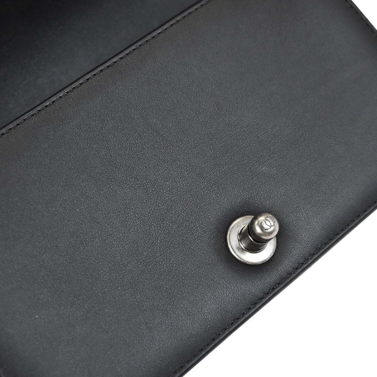 Boy Chanel Black Crystal Studded Calfskin Small Chain Shoulder Bag