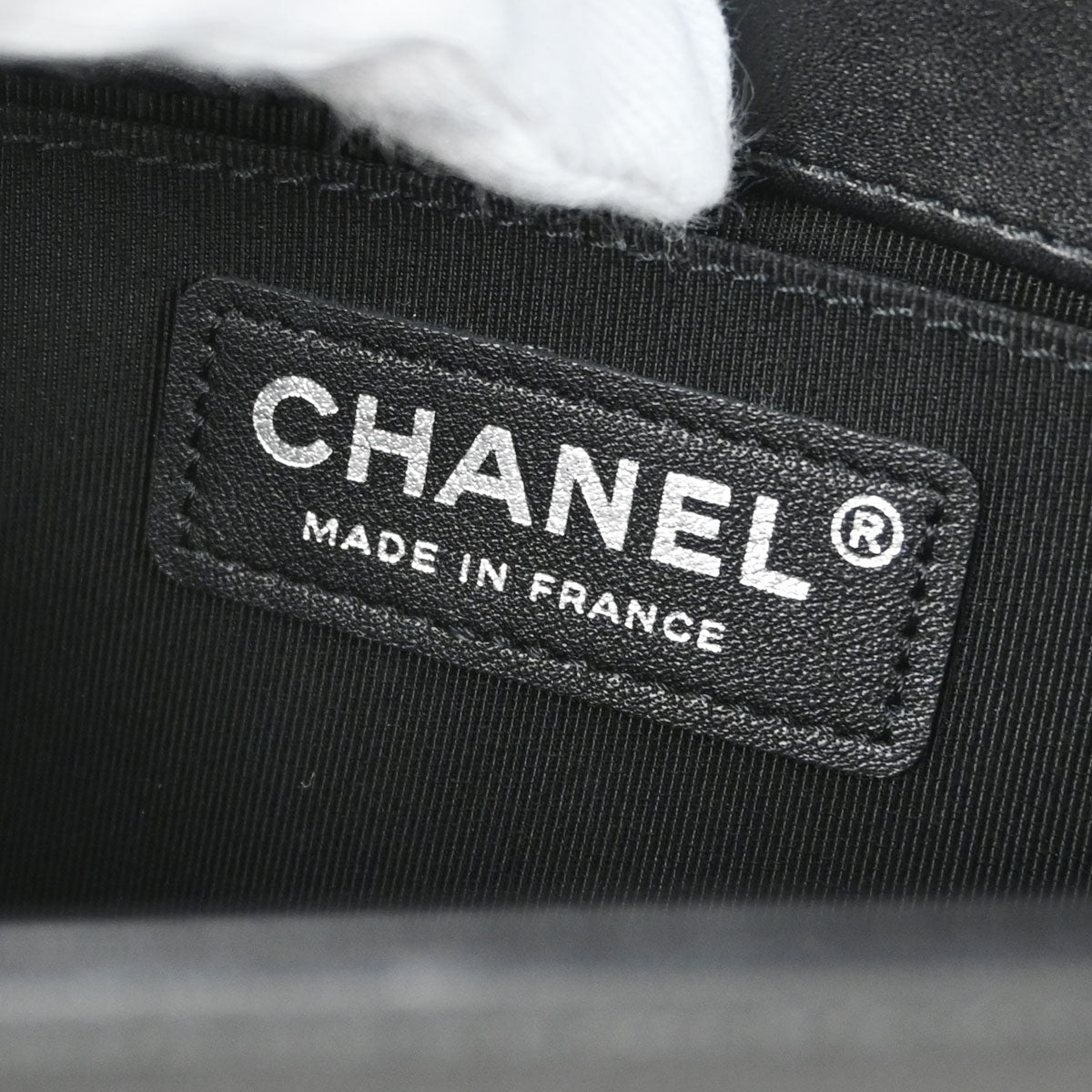 Boy Chanel Black Crystal Studded Calfskin Small Chain Shoulder Bag