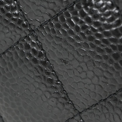 Chanel Black Caviar Skin Classic WOC Wallet on Chain Shoulder Bag