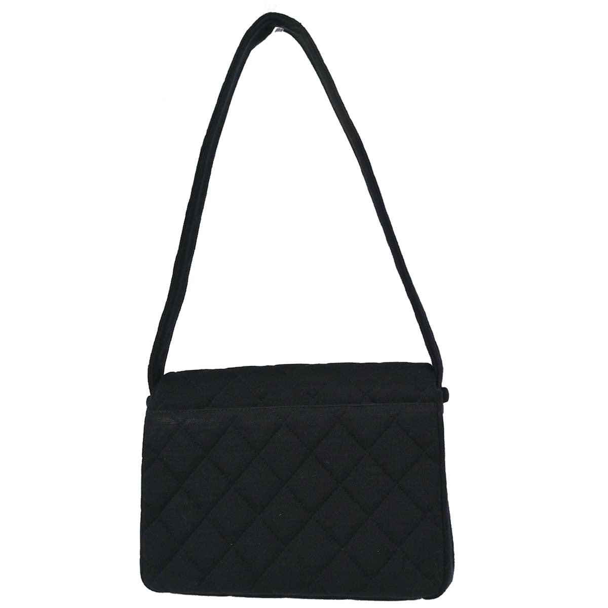 Chanel Black Cotton Matrasse Handbag