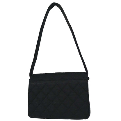 Chanel Black Cotton Matrasse Handbag