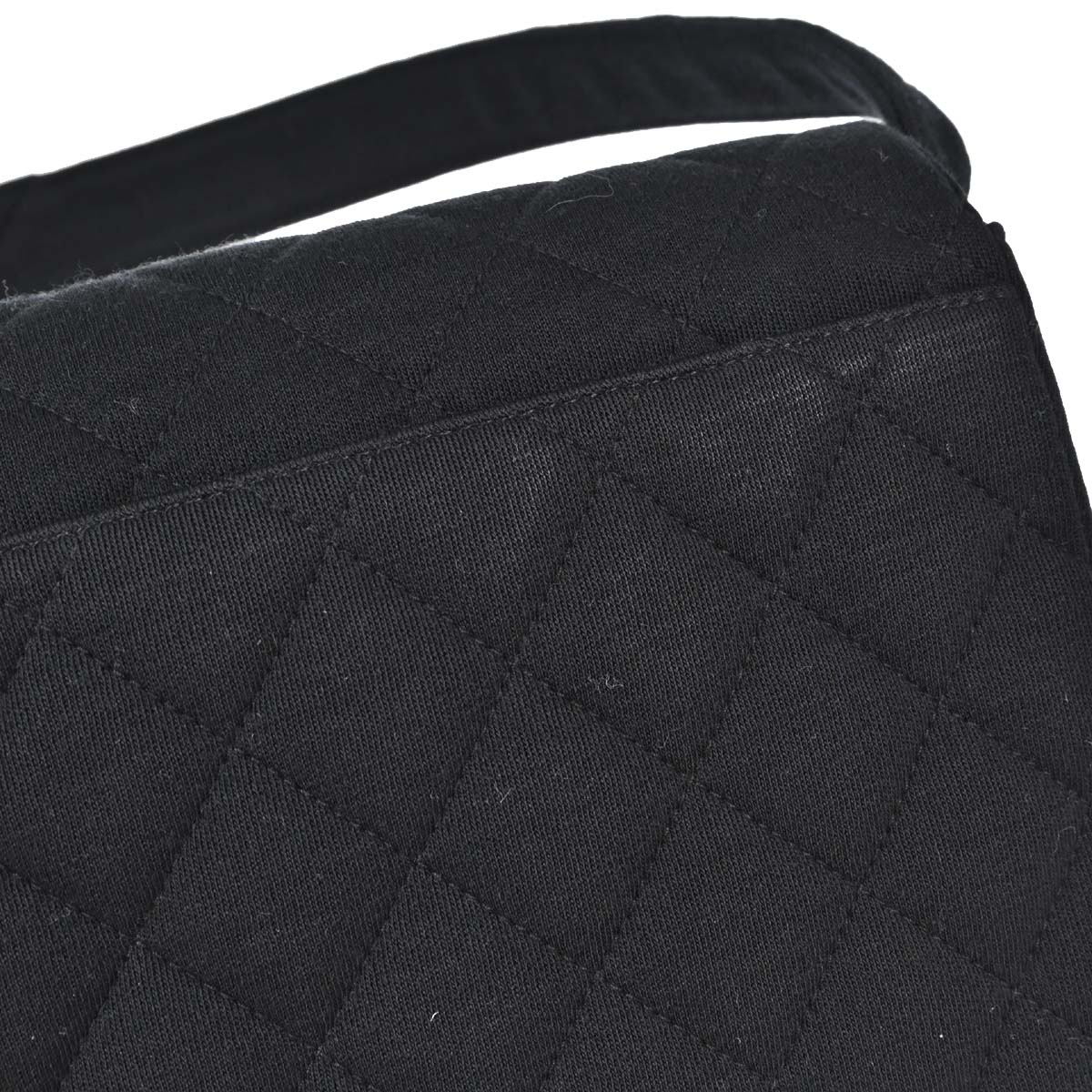 Chanel Black Cotton Matrasse Handbag
