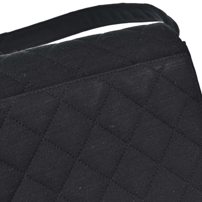 Chanel Black Cotton Matrasse Handbag