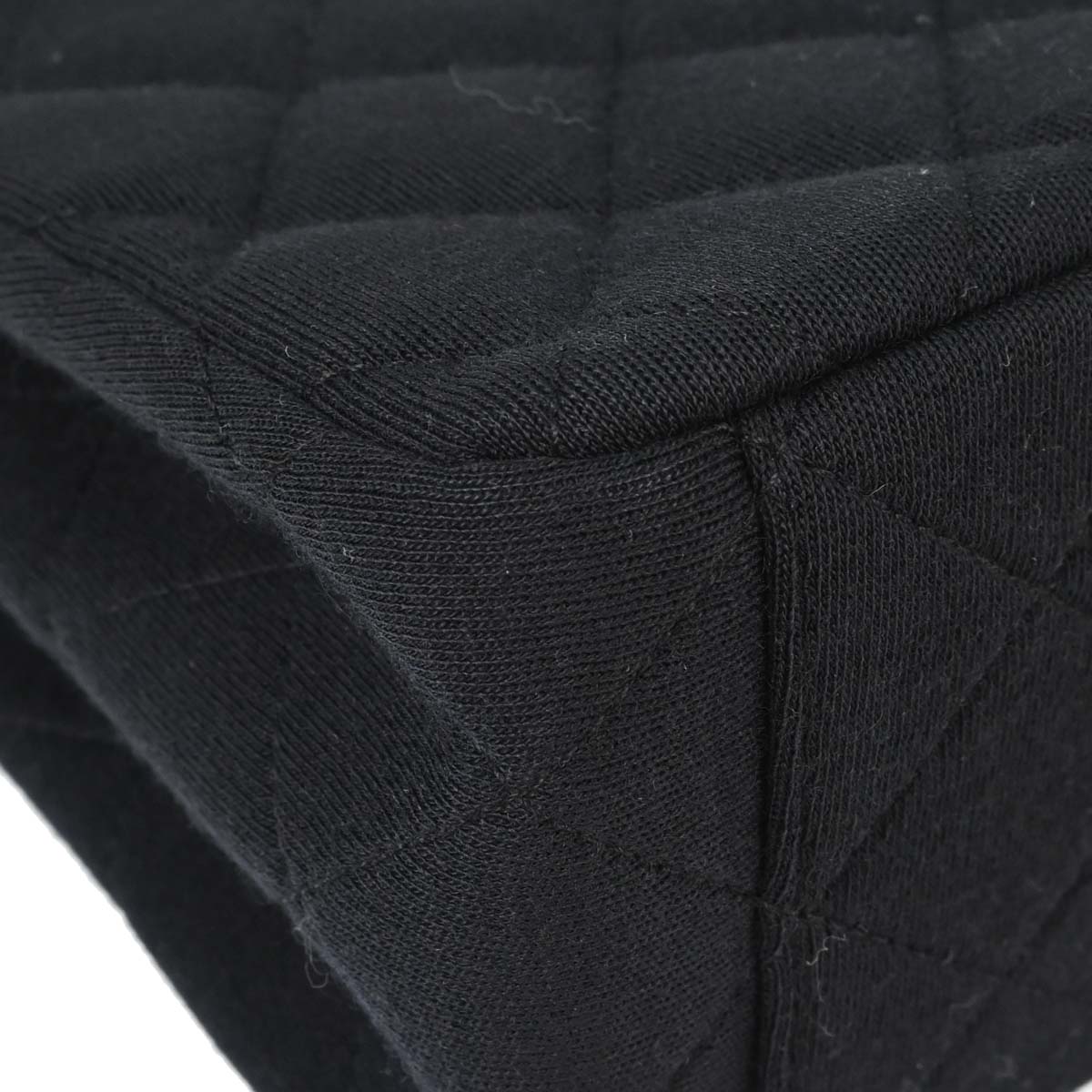 Chanel Black Cotton Matrasse Handbag