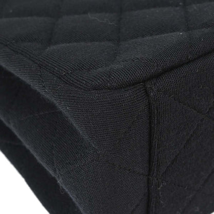 Chanel Black Cotton Matrasse Handbag