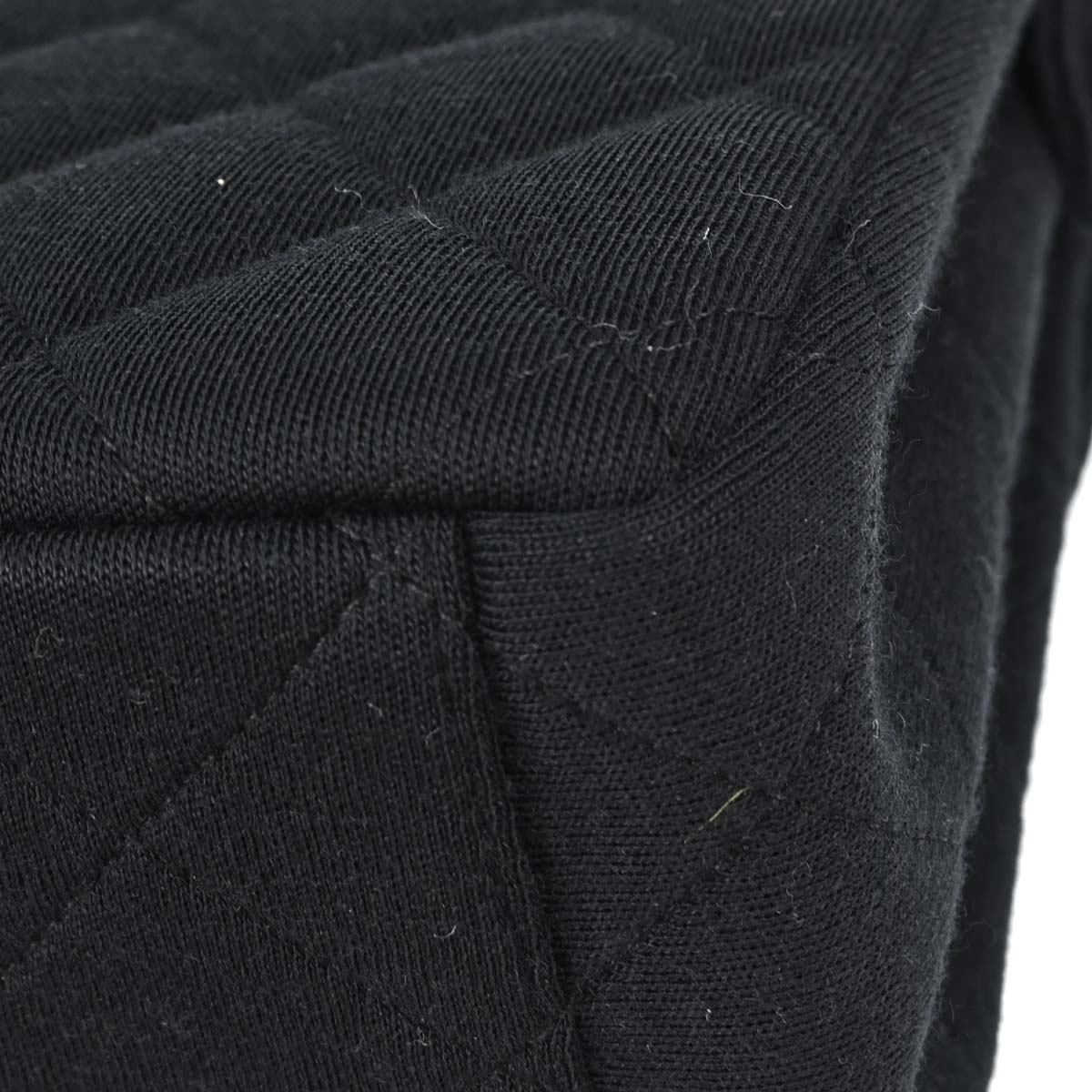 Chanel Black Cotton Matrasse Handbag