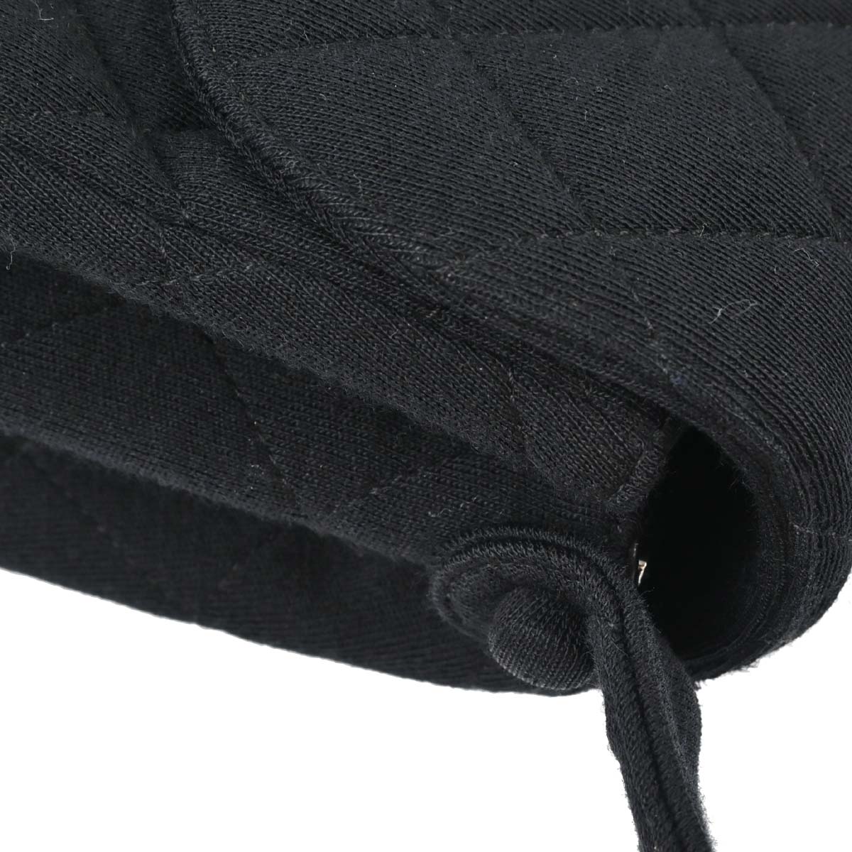 Chanel Black Cotton Matrasse Handbag