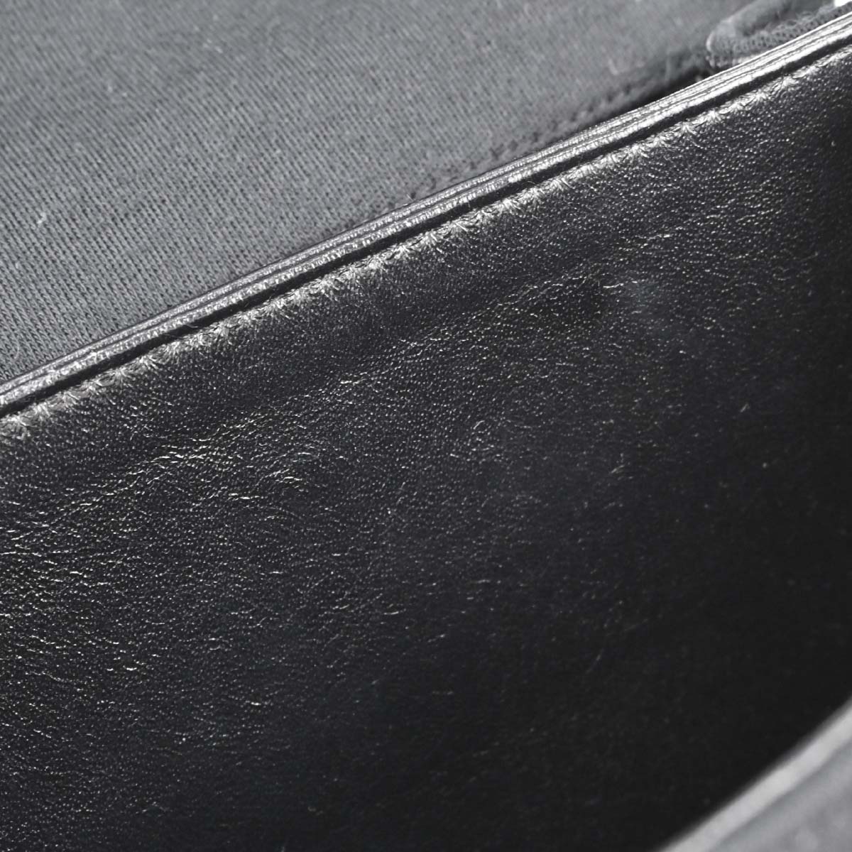 Chanel Black Cotton Matrasse Handbag
