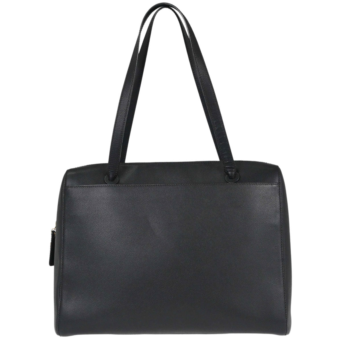 Chanel Black Calfskin Shoulder Tote Bag
