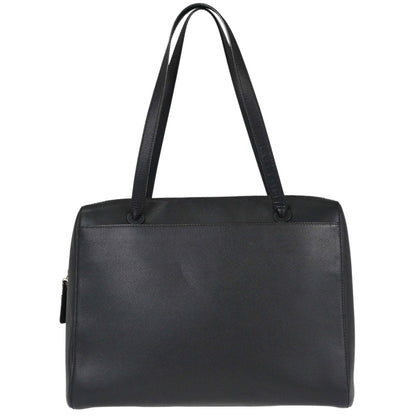 Chanel Black Calfskin Shoulder Tote Bag