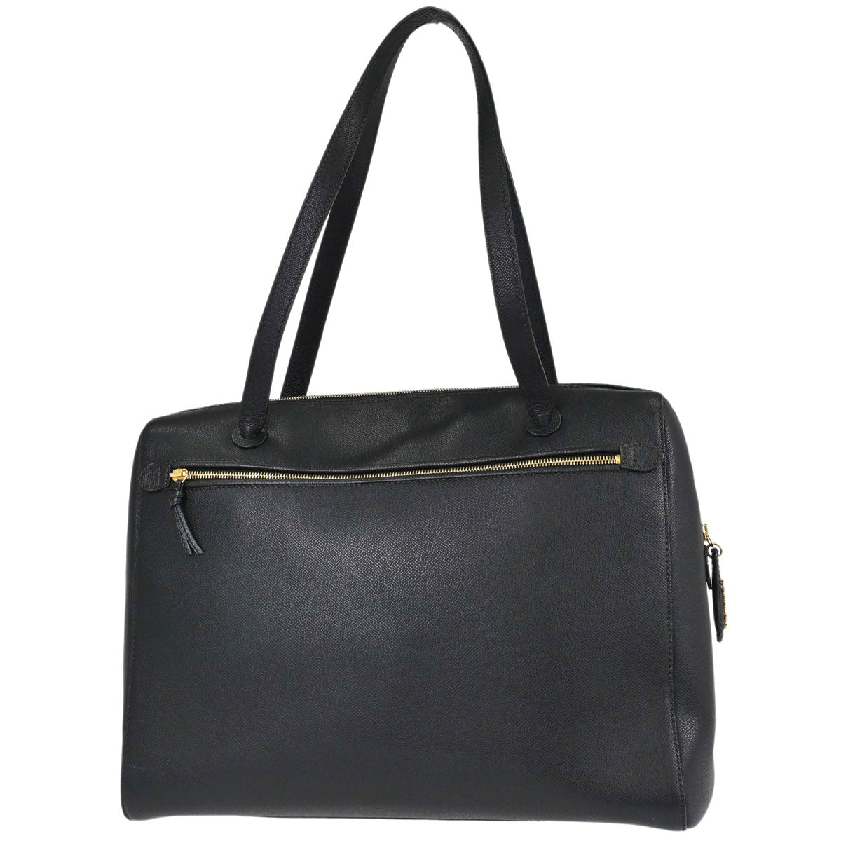 Chanel Black Calfskin Shoulder Tote Bag