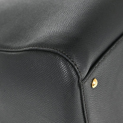 Chanel Black Calfskin Shoulder Tote Bag