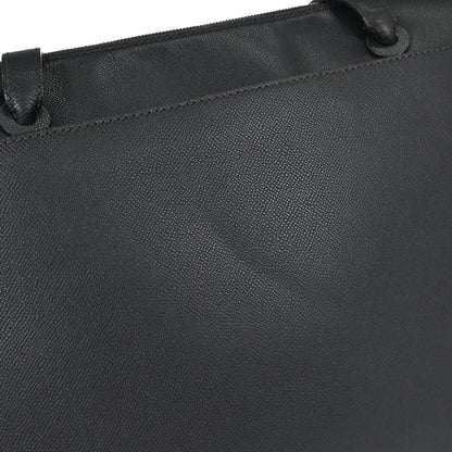 Chanel Black Calfskin Shoulder Tote Bag