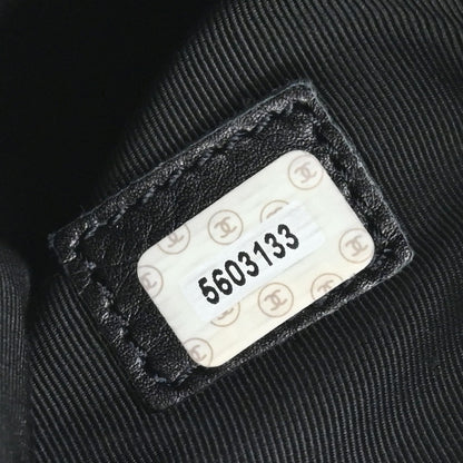 Chanel Black Calfskin Shoulder Tote Bag