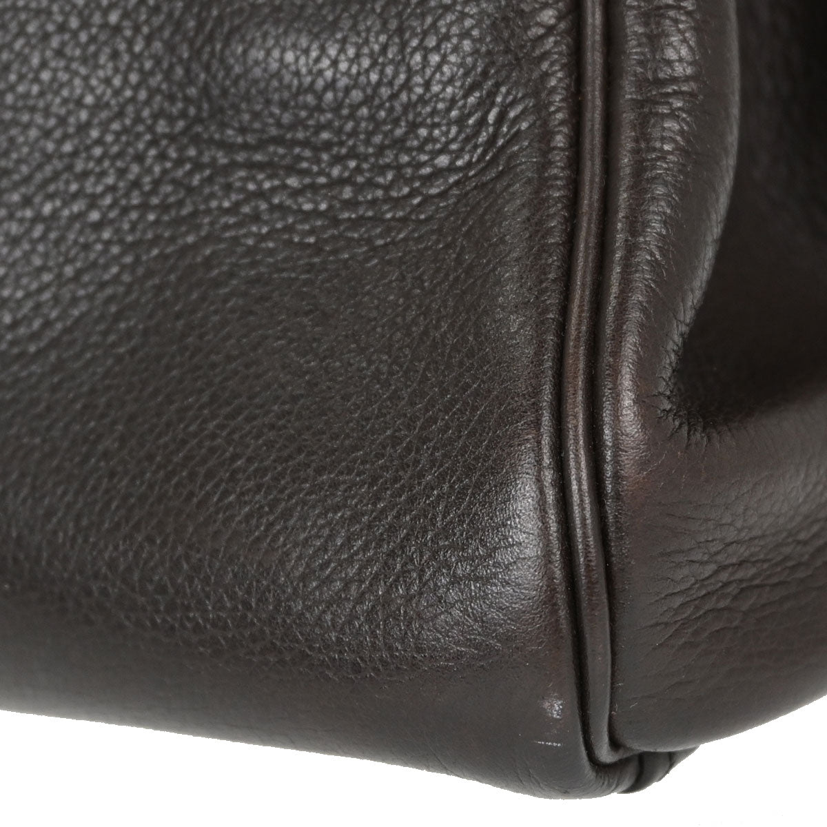 Hermes Chocolat Vache Liegee Kelly 35 Retourne 2way Shoulder Handbag