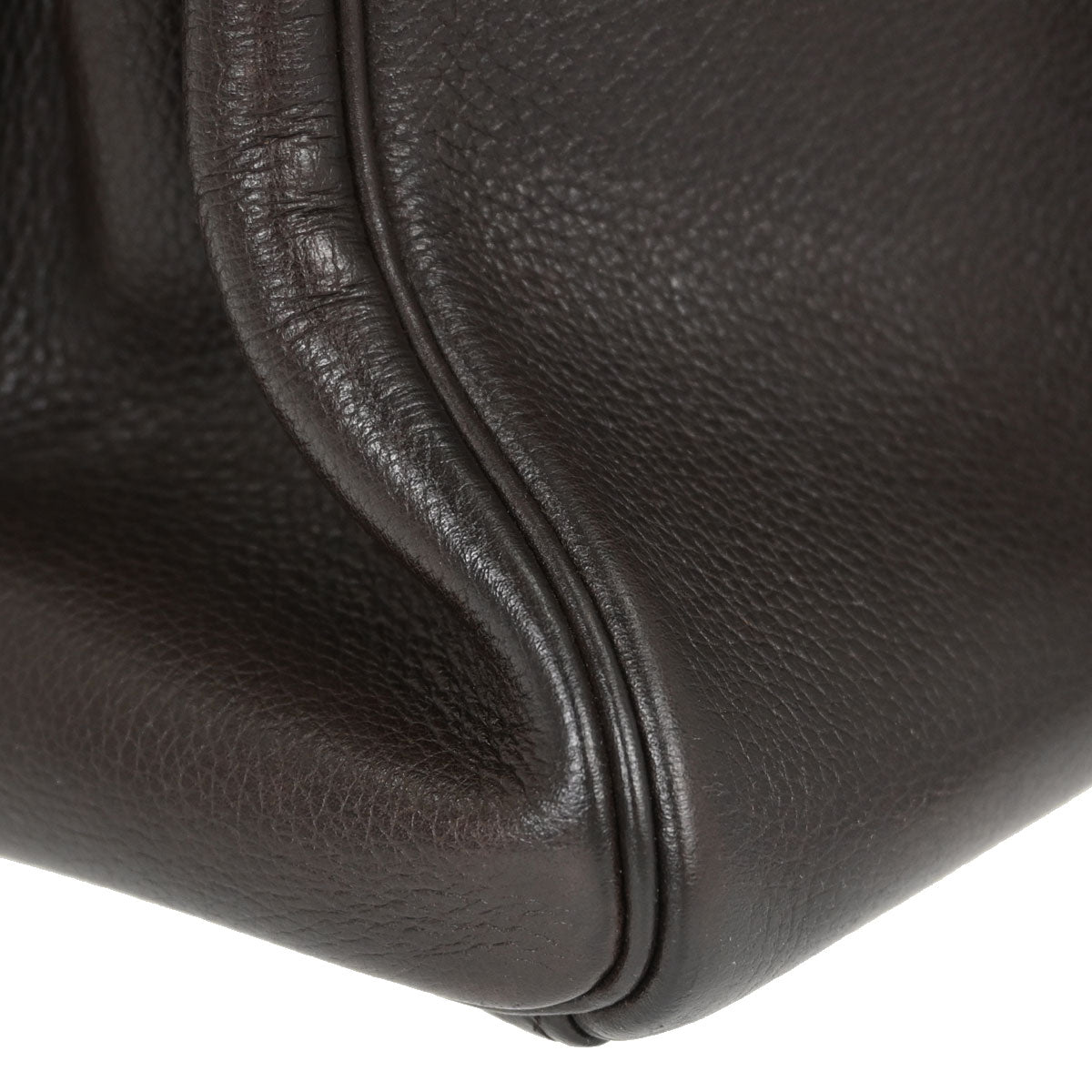 Hermes Chocolat Vache Liegee Kelly 35 Retourne 2way Shoulder Handbag