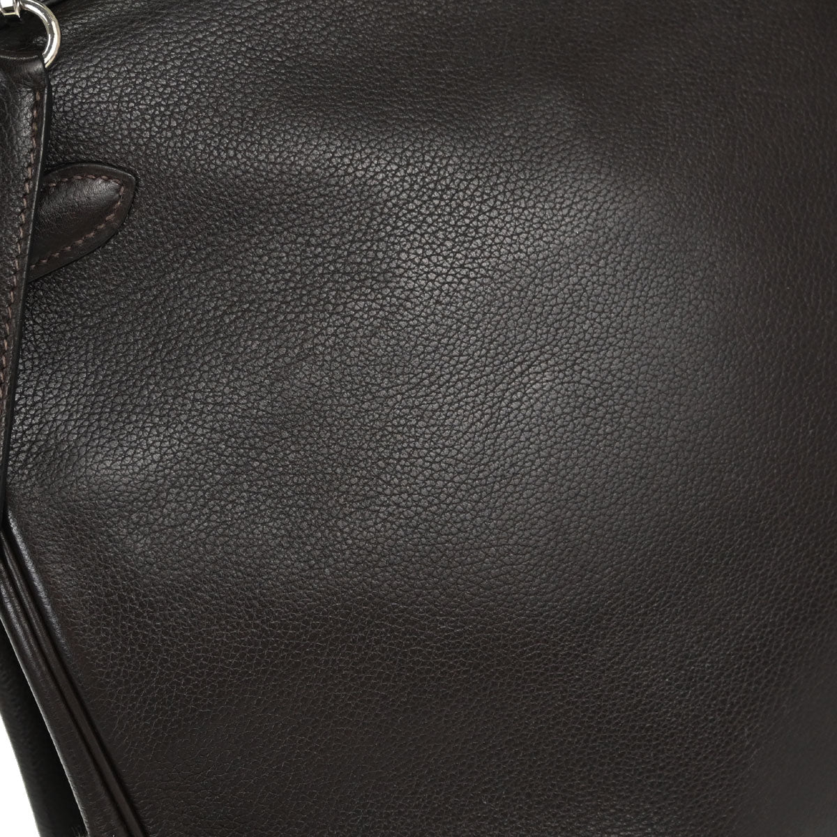 Hermes Chocolat Vache Liegee Kelly 35 Retourne 2way Shoulder Handbag