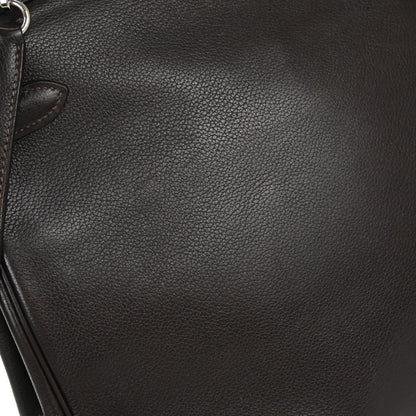 Hermes Chocolat Vache Liegee Kelly 35 Retourne 2way Shoulder Handbag