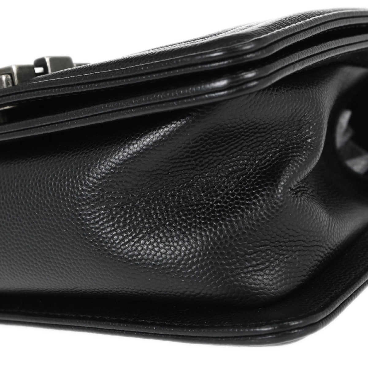 Boy Chanel Black Caviar Skin Small Chain Shoulder Bag