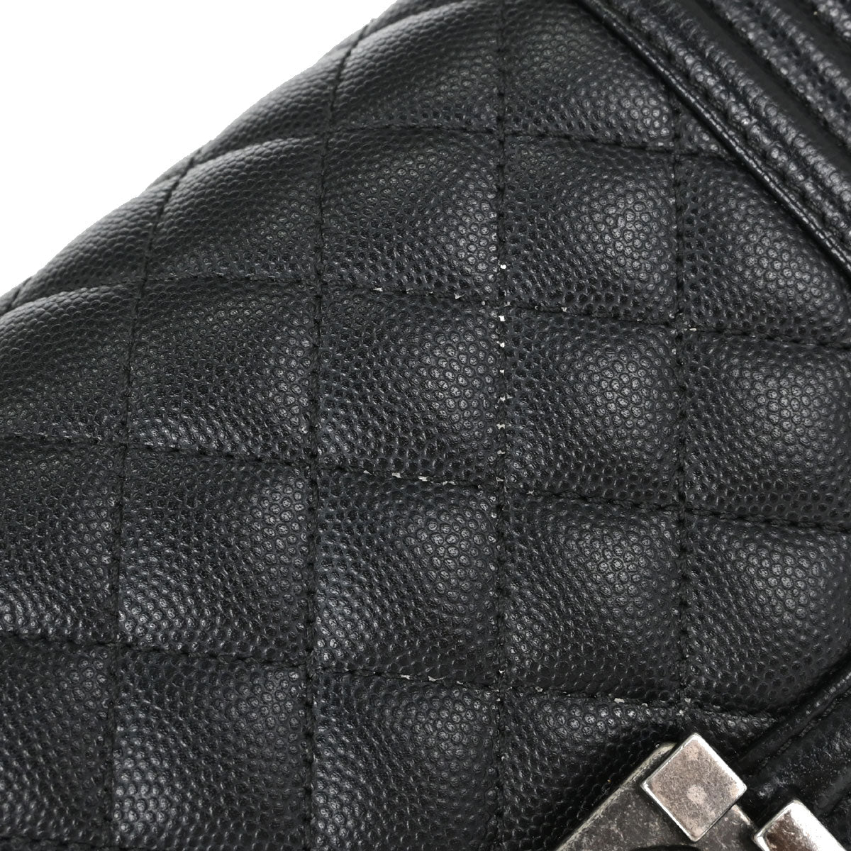 Boy Chanel Black Caviar Skin Small Chain Shoulder Bag